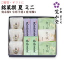 銘菓撰 夏 ミニ 10個入 寛永堂 セット 詰め合わせ 寛永傳 黒豆茶羊羹小形 抹茶羊羹小形 寛乃楓 こし餡 抹茶餡 贈答 手土産 手土産 法事 お返し プレゼ...