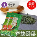 【公式】即日出荷対応 新茶 2025 お茶 プレゼント 宇治新茶 2025年 煎茶 80g×2 「新緑」 宇治茶 緑茶 茶葉 宇治煎茶 来客用 自宅用 きよ泉 京都 お取り寄せ 送料無料 日本茶 老舗 新茶セット 人気商品 お返し お茶の葉 プチギフト 父の日 健康 食品 京都手土産
