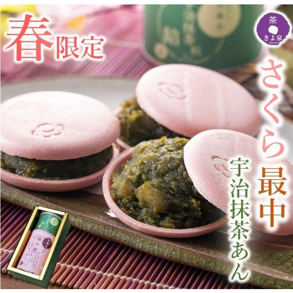 父の日 スイーツ 2024 ギフト 和菓子 さくら 最中 お手作り 桜皮 抹茶あん もなか お菓子 抹茶スイーツ 食べ物 お取り寄せ 送料無料 京都 誕生日 高級 きよ泉