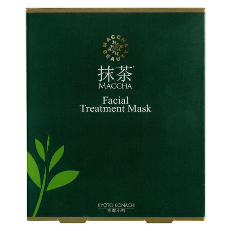 【送料無料】KYOTO KOMACHI　抹茶　フェイシャル　トリートメント　マスク　15枚入り　癒しの香り