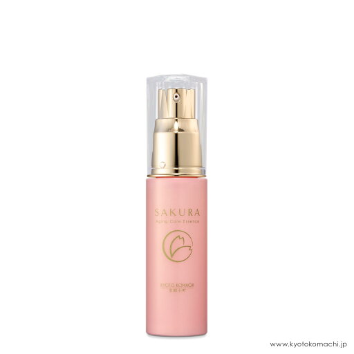 【京都小町 公式】桜エイジングケア エッセンス 30mL/濃厚集中ケア美容液/アスタキサンチン配合/フラーレン配合/パラベン・鉱物油不使用/合成香料・合成色素不使用/紫外線吸収剤不使用/アルコール不使用 【京都小町 公式】桜エイジングケア エッセンス 30mL/濃厚集中ケア美容液/アスタキサンチン配合/フラーレン配合/パラベン・鉱物油不使用/合成香料・合成色素不使用/紫外線吸収剤不使用/アルコール不使用