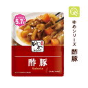 ほのかな酸味がおいしく満足感のある低たんぱくおかずです。 温めるだけで調理も簡単の腎臓病食です。 商品説明 商品名ゆめレトルト　酢豚 原材料名野菜(たけのこ（中国）、ヤングコーン、にんじん、たまねぎ)、豚肉、しいたけ、醸造酢、デキストリン、しょうゆ、砂糖、ショートニング、チキンブイヨン、トマトケチャップ、植物油脂、にんにくペースト／増粘剤(加工でん粉)、カラメル色素、調味料(アミノ酸等)、(一部に小麦・ごま・大豆・鶏肉・豚肉を含む) 内容量140g 製造者キッセイ薬品工業株式会社 賞味期限商品に記載賞味期限保証：1ヶ月以上 保存方法直射日光、高温多湿を避け常温で保存 栄養成分 (140g あたり) エネルギー152 kcalたんぱく質5.7 g 脂質6.6 g炭水化物17.4 g 水分108.9 g食塩相当量1.1 g カリウム120 mgリン56 mgレトルト 減塩