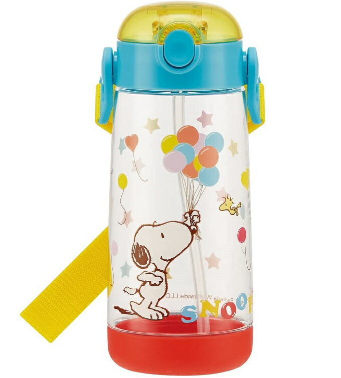 水筒 キッズ 水筒 ストロー 480ml スヌーピー 水筒 ストロー ピーナッツ Skater スケーター ワンプッシュストローボトル PDSH5 SNOOPY 子供用 水筒 クリアボトル ストロー付き スヌーピー 水筒 ディズニー 480ml キッズ skater Water bottle kid PEANUTS