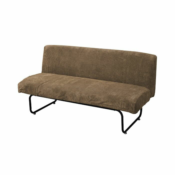 ソファ 二人掛け 2人 NOVEMBER 2Pソファー【コーデュロイブラウン】 NVS-2PCBR リビング 自室 寝室 シンプル おしゃれ 幅112.5cm 座面高39cm 耐荷重160kg ウレタン ファブリック [2]