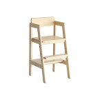 キッズチェア キッズハイチェア イス チェアー 木製 天然木 子供 キッズ おしゃれ シンプル かわいい Kids High Chair stair ILC-3340NA/ナチュラル