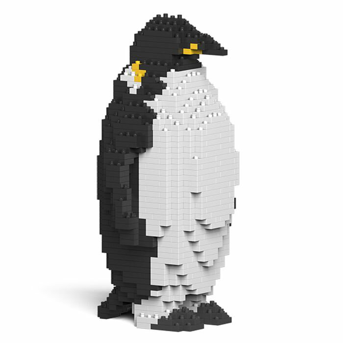 立体パズル 組立パズル コウテイペンギン 01S 動物 アニマル penguin インテリア 置き物 かわいい JEKCA ジェッカブロック ST19BD01
