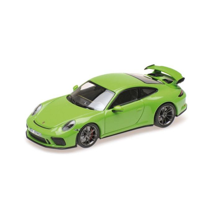 MINICHAMPS 1/18 ポルシェ 911 GT3 2018 イエローグリーン "SHMEE 150（You Tuber)" No.110067025 / 京商 ミニカー