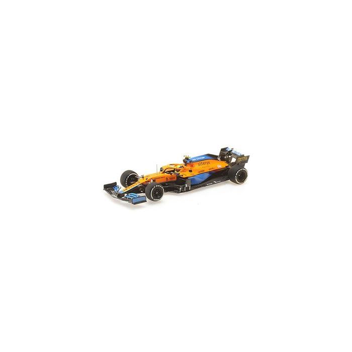 MINICHAMPS 1/43 マクラーレン F1 チーム MCL35M ランド・ノリス イタリアGP 2021 2位入賞 No.537215804 / 京商 ミニカー