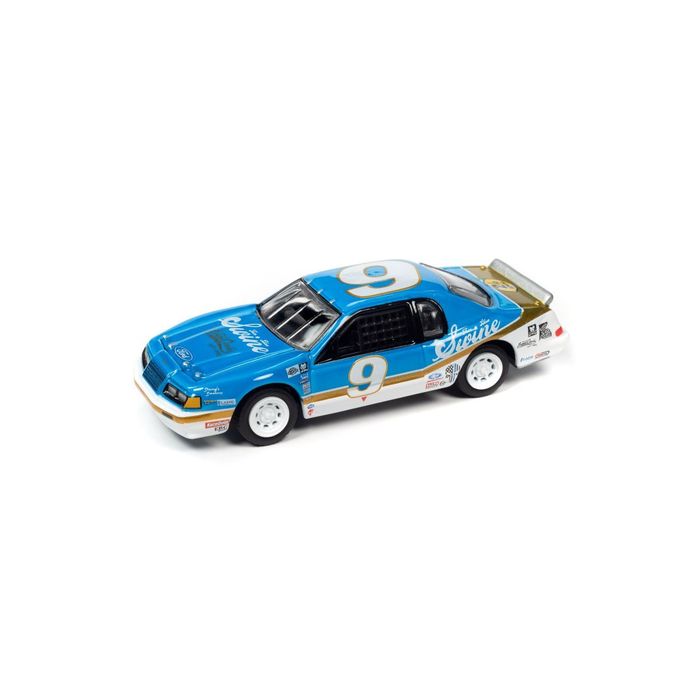 ミニカー JOHNNY LIGHTNING 1/64 1986 フォード サンダーバード ストックカー レモン24時間レース ブルー (No.JLSP252B) ミニカー 自動車 車 カー 京商ダイキャスト