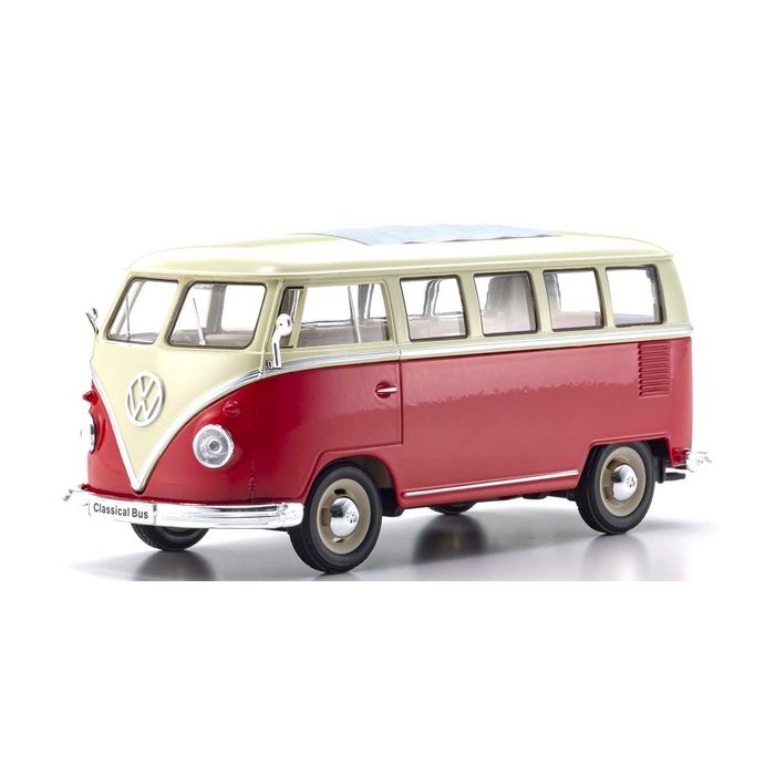 ミニカー WELLY 1/24 VW T1 バス 1963(レッド) (No.WE22095R1) ミニカー 自動車 車 カー 京商ダイキャスト