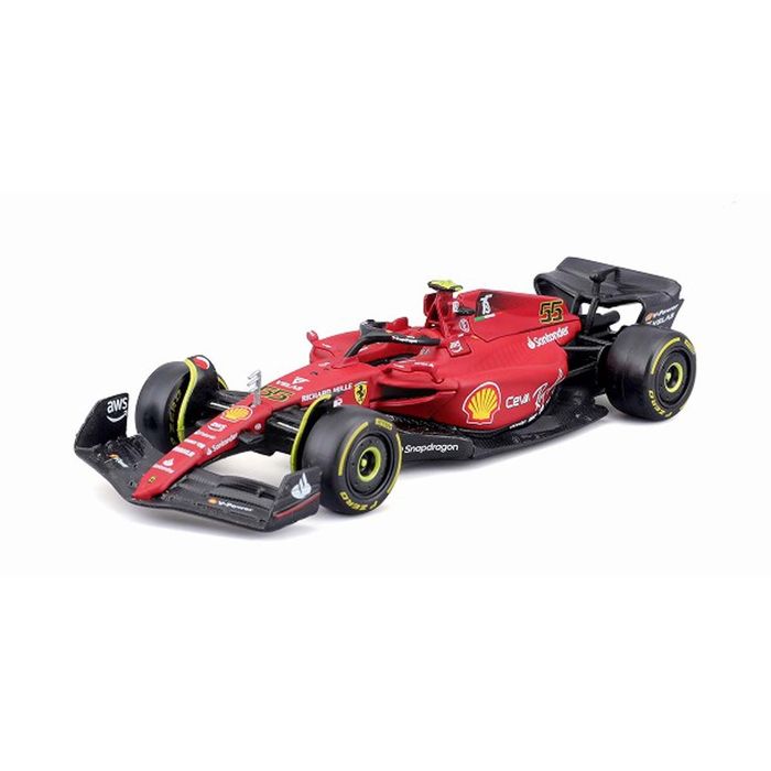 ミニカー Bburago 1/43 スクーデリア フェラーリ F1-75(2022) No,55 C.サインツ (ドライバーなし) (No.18-36832S1) ミニカー F1 レース レーシングカー 京商ダイキャスト