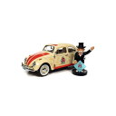 ミニカー AUTO WORLD 1/18 1963 VW ビートル イエロー Free Parking Mr. モノポリー フィギュア付 (No.AWSS141) ミニカー キャラクター..