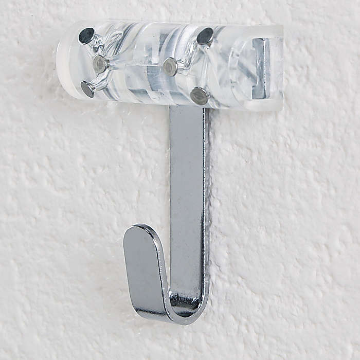 【まとめ買い10個】M-011 クリアフック ダブル クリア フック クリア 石こうボード壁 壁金具 吊り金具 アートパネル 絵画 額縁 丈夫 簡単取付 ピン固定 穴が目立たない スタンダート モダン シンプル made in japan 安全荷重10kg