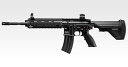 デルタ・フォースが採用した、H&K社の最新M4改良モデル次世代電動ガン / HK416D数あるコルトM4の発展・改良モデルの中でも、デザインから内部機構に至るまで特に大幅な改良を施したH&K社のHK416D。東京マルイでは実物の検証と取材を重ね、H&K社らしいHK416Dの特徴的なスタイルや各種ギミックをリアルに再現。また、多様なオプションパーツ搭載に対応した拡張性の高さ、シチュエーションに合わせてバレルの長さを変えられるアウターバレルチェンジ方式の採用など、エアソフトガンとしての性能も追求したモデルとなっています。シュート＆リコイルエンジン搭載トリガーを引くことで発射と同時にボルトを模したウェイトが作動し、さらに本体内部で発生した強烈な反動が全身に伝わります。また、マガジンが空になると発射作動がストップするオートストップシステムを採用。作動や操作性のリアリティを追求したモデルとなっています。2WAYバレルバレルの長さを14.5インチから10.4インチに変更可能なアウターバレルチェンジ方式を採用。抜群の剛性を実現レシーバーやアウターバレル、バッファーチューブなど様々なパーツに金属素材を採用。レイルハンドガードがバレルに干渉しないフルフローティング・バレルを採用しながら、ゲームユースにも安心の剛性を実現しています。各種ギミックの再現左右どちらの手でも操作できるアンビセレクターや、長さを6段階に調整可能なストック、トリガーガードの開閉機能など、HK416Dならではの操作性をギミックごと再現しました。脱着式フロント/リアサイト金属製のフロント/リアサイトは、ドライバーで脱着・取付位置の変更が可能です。また、リアサイトはドライバーで左右を調整でき、円形のパーツを回転させることで穴のサイズを4段階に切替えることができます。各種マズルオプションに対応銃口のフラッシュハイダーを取り外せば、サイレンサーなど14mm逆ネジ仕様のマズルオプションを取り付けることができます。スチールプレス製マガジン装弾数82発、ホンモノ同様のスチールプレス製アウターケースを採用した、HKタイプマガジンが付属します。※電動ガン スタンダードタイプとはマガジンの互換性がありません。 ●Storyアメリカ軍がベトナム戦争時に採用したコルト社のM16シリーズや、その発展型であるM4カービンは、リュングマン・システムという独自の作動システムを採用しています。しかしパーツが少なく軽量という長所がある一方で、このシステム自体の信頼性はたびたび疑問視されてきました。2002年、ドイツの名門銃器メーカーH&K社はコルトM4カービンの問題点を徹底的に調査し、M4改修プロジェクトをスタート。作動システムや各パーツの品質など全面的に見直すことで、信頼性や耐久性、安全面を改良したH&K版M4「HK416D」が誕生しました。現在ノルウェーやフランスがHK416Dの採用を決定している他（日本の海上自衛隊も試験購入したと噂されています）、アメリカ軍の一部特殊部隊では、HK416Dの機関部であるアッパーレシーバーをコルトM4に組み込んで使用する姿を確認することができます。●Item Spec■シュート＆リコイルエンジン搭載■オートストップシステム 搭載■可変ホップアップシステム 搭載■フルオート（連発）/ セミオート（単発）切替え式全長 【14.5インチ】819 mm / 894 mm（ストック伸長時）【10.4インチ】712 mm / 787 mm（ストック伸長時）銃身長 275 mm重量 【14.5インチ】3,540 g（空マガジン、バッテリー含む）【10.4インチ】3,480 g（空マガジン、バッテリー含む）弾丸 6mm BB（0.2?0.28g）動力源 8.4Vニッケル水素1300mAh SOPMODバッテリー（※1）装弾数 82 発型名 HK416D種類 アサルトライフル※1：バッテリーの充電には、8.4Vニッケル水素バッテリー専用の充電器をご使用ください。対象年令18才以上パッケージ内容HK416D本体、マガジン（装弾数82発）、保護キャップ、取扱い注意・説明書、専用コネクター、チャージャー、チャージングロッド、クリーニングロッド、BB弾（0.2g/200発）、他パッケージサイズ横930 x 縦330 x 厚110 mm※製品の仕様や価格は予告なく変更する場合があります。※掲載している画像は、実際の製品と一部異なる場合があります。●Series...電動ガンスタンダードタイプ電動ガンハイサイクルカスタム電動ガンハンドガンタイプ電動コンパクトマシンガン次世代電動ガンガスブローバックマシンガンガスショットガンガスブローバックエアーショットガンボルトアクションエアーライフル