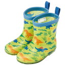 長靴 レインシューズ レインブーツ ディノサウルス ピク 反射テープ付 ネームタグ付 中敷き付き 雨具 雨の日 雨天 お出かけ 男の子 女の子 かわいい スケーター RIBT14