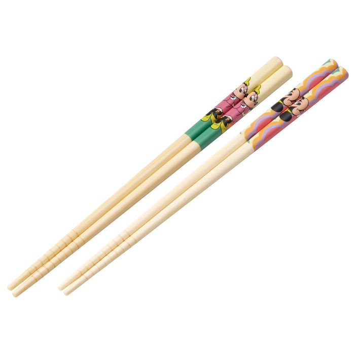 スケーター お箸 竹箸21cm(2P) レトロ/ミニーマウス ディズニー おはしセット 2膳セット 滑り止め加工 竹 お食事 キャラクターグッズ 大人 子ども 女の子 ANT4W 61229