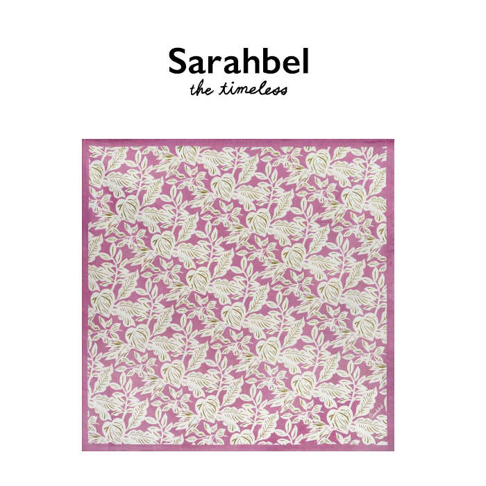 風呂敷 大判 おしゃれ レディース かわいい 和服 和装 カジュアル Sarahbel the timeless 撥水ふろしき Leaves(リーブズ)/ピンク ピンク 1