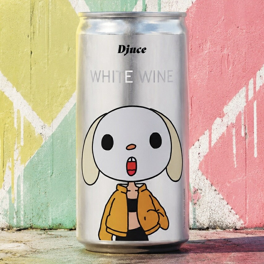 ディージュース（Djuce） クリスプ ホワイト 200ml 缶イタリア アブルッツォ ギフト プレゼント 白ワイン 長S
