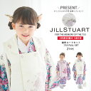 JILL STUART ジルスチュアート ブランド レンタル 被布コート フルセット【3歳 三歳 貸衣装 七五三】子供 女児 ひな祭り お正月古典 モダン ピンク 花 新品足袋 髪飾り プレゼント【往復送料無料】