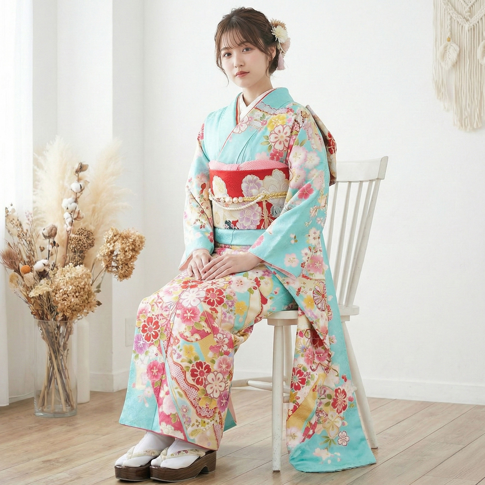 ��󥿥� ��µ�ե륻�å����ͼ� �뺧�� �߰�������/�֥롼/blue�ϡۡ�No.063�ۡ�Ŭ����Ĺ��150��165cm�̡ۡڱ�������̵����