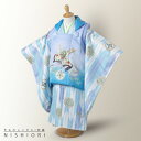 レンタル 七五三 花うさぎ 被布コート 三歳 男児 着物 アンサンブル フルセット【3歳 貸衣装 子供 男の子 着物セット】お正月 卒業式【往復送料無料】古典 ...