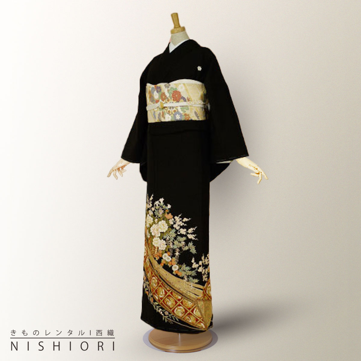 Rakuten - レンタル 黒留袖 フルセット Lサイズ【結婚式 婚礼 貸衣装】【往復送料無料】