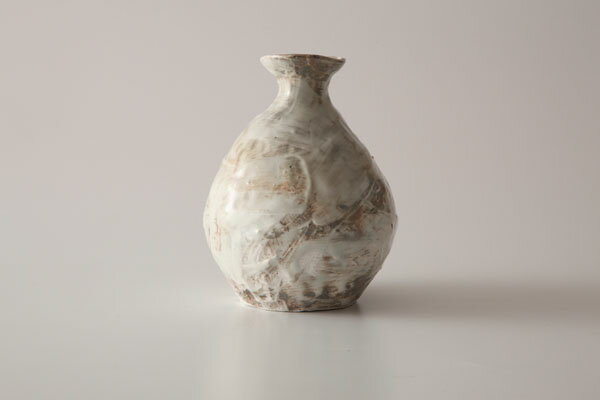 川尻潤作 刷毛目徳利　 【送料無料】【smtb-k】【ky】【酒器】】【徳利】