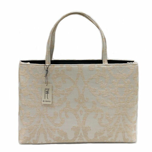 和装サブバッグ　尾州織　ジャガードバッグ　和洋兼用　手提げタイプ　日本製　カジュアル　和風　和装　洋装　お稽古　習い事　結婚式　入学式　着物　紬　留袖　訪問着　お茶席　横長　カバン　鞄　バッグ　おしゃれ　手提げサブバッグ　トートバッグ