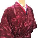 着物用トッパー 婦人用 和装用コート 着物用割烹着 袖口ゴム付 裏地付き 防寒用 上着 女性 レディース 日本製 和装コート フリーサイズ 道中着 ポリエステル...