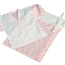 七五三着物用肌着セット 女の子に最適 肌襦袢と裾よけ2点セット 白 ピンク 3歳用 7歳用 日本製