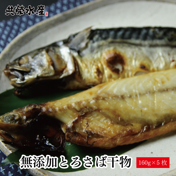 無添加とろさばの干物 5枚セット(1枚約140g) ポイント消化早割 共栄水産