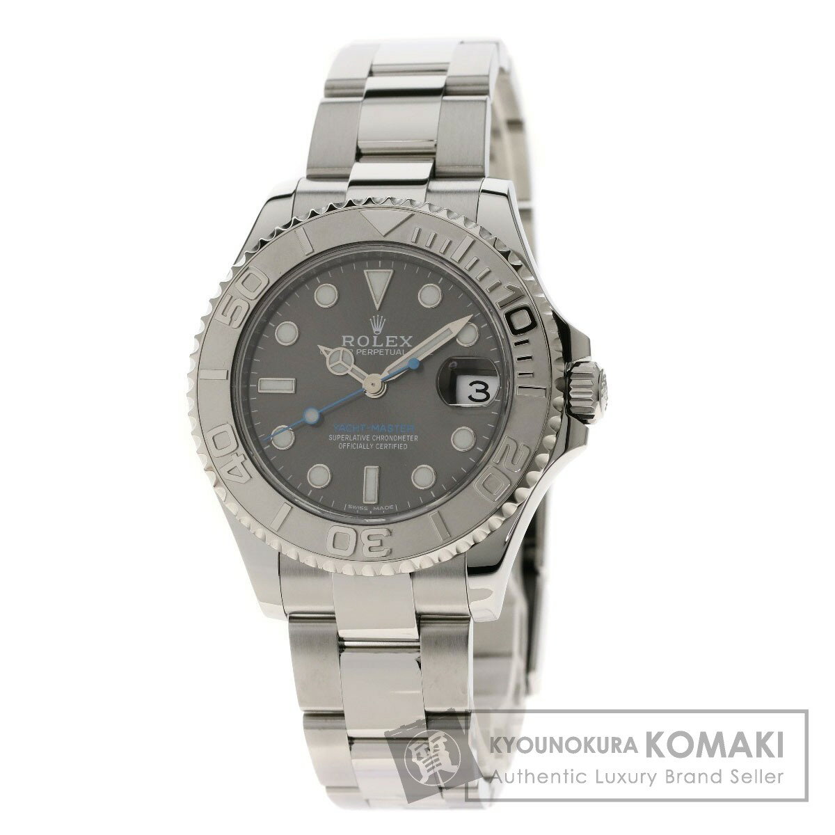 ロレックス 268622 ヨットマスター ロレジウム 腕時計 ステンレススチール/SS/プラチナ ボーイズ 【中古】【ROLEX】