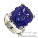 21.44ct タンザナイト ダイヤモンド リング・指輪 プラチナPT900 14.4g レディース 【中古】