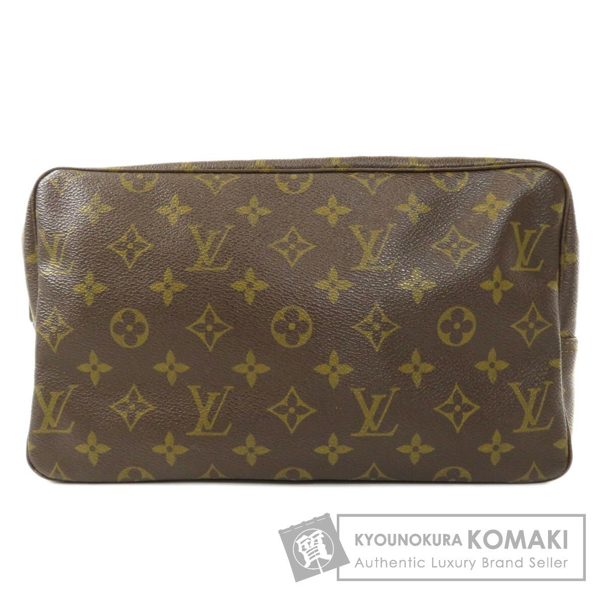 ルイヴィトン M47522 トゥルーストワレット27 化粧ポーチ モノグラムキャンバス レディース 【中古】【LOUIS VUITTON】