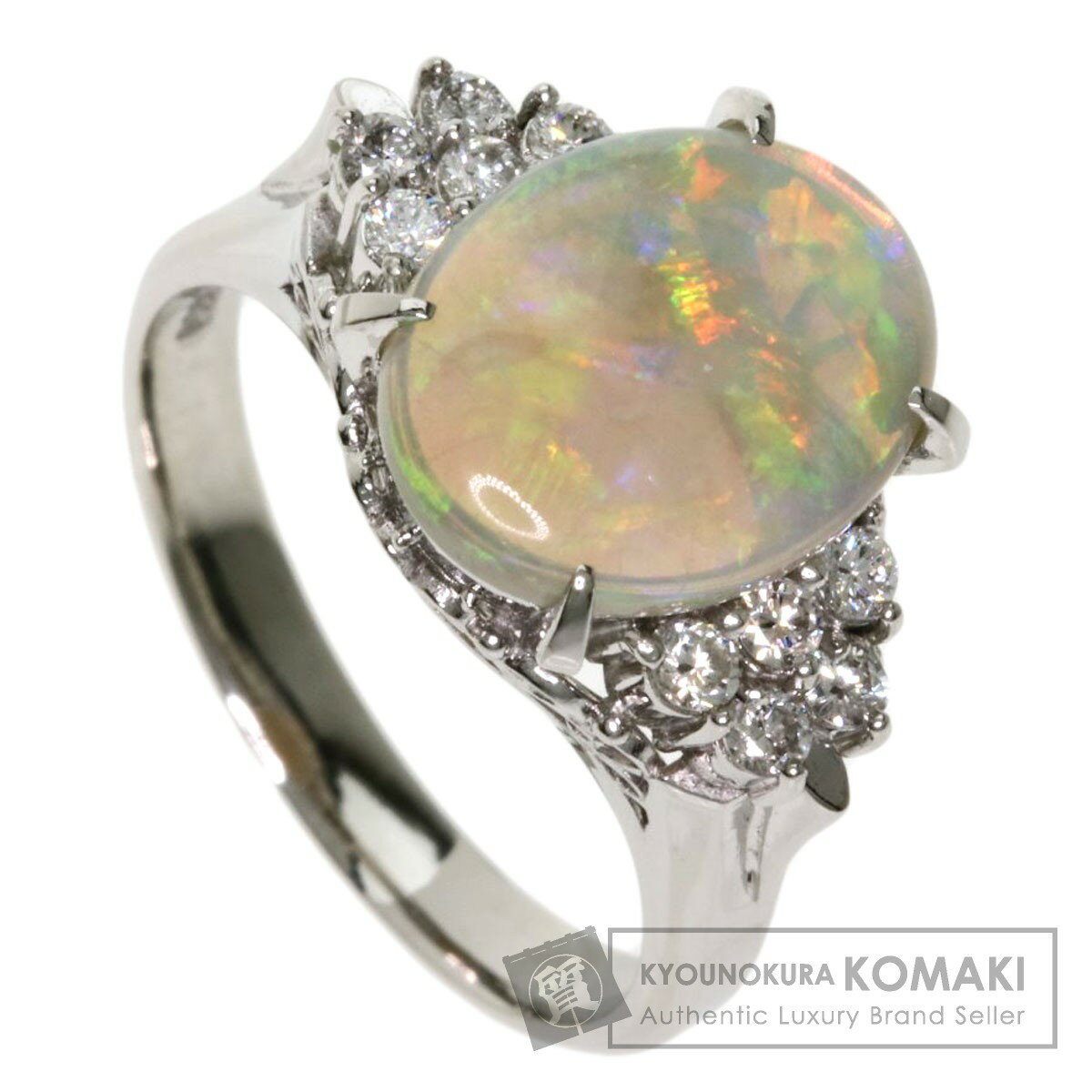 オパ-ル ダイヤモンド リング・指輪 プラチナPT900 6.8g レディース 【中古】のサムネイル