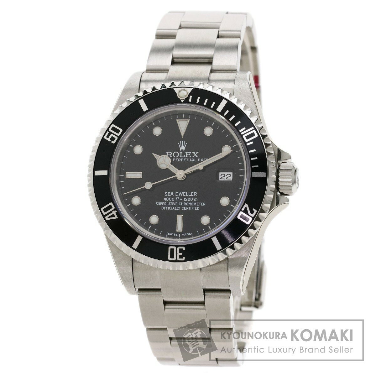 ロレックス 16600 シードゥエラー 未使用品 腕時計 ステンレススチール/SS メンズ 【中古】【ROLEX】