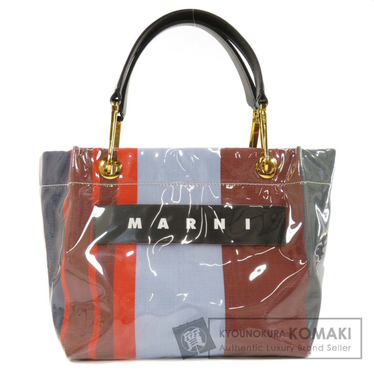 マルニ ストライプバッグ トートバッグ PVC レディース 【中古】【MARNI】のサムネイル