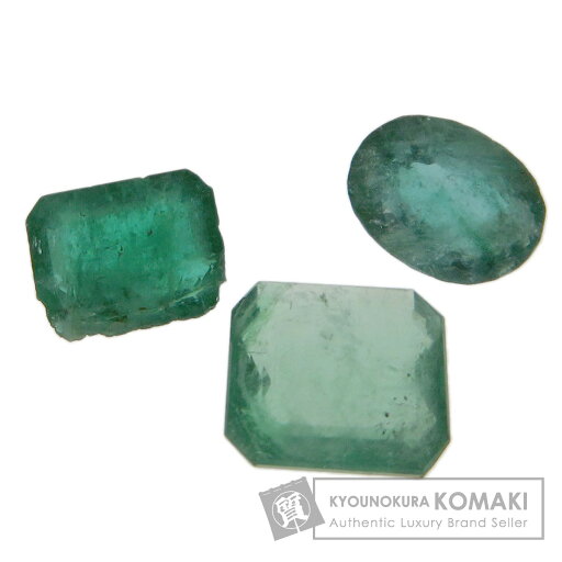 エメラルド ルース 0.8g レディース 【中古】 エメラルド ルース 0.8g レディース 【中古】