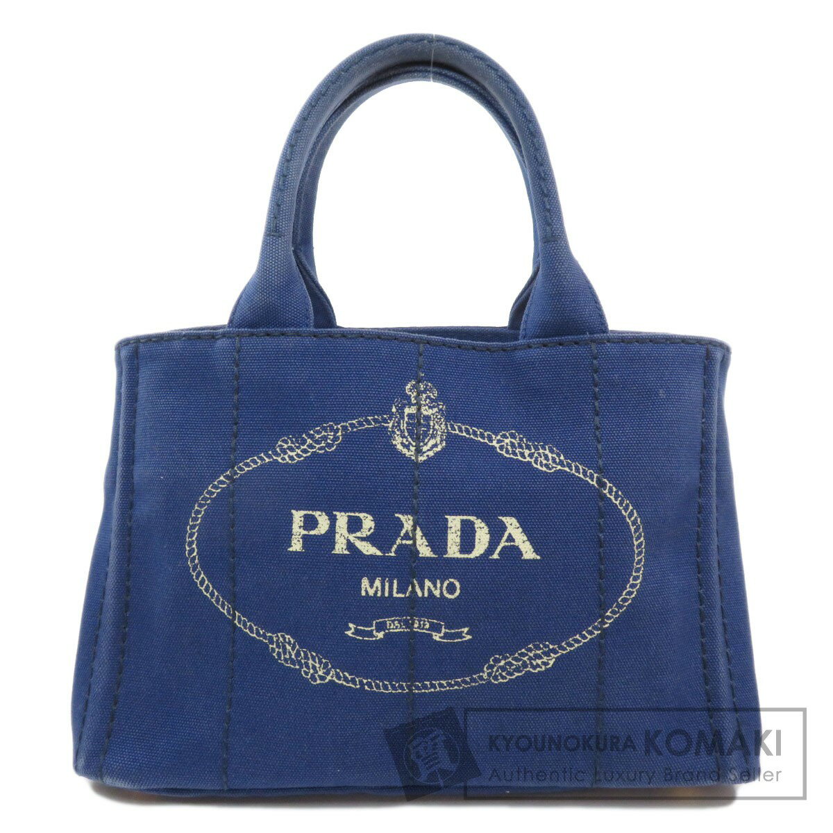 プラダ 1BG439 カナパ ミニ 2way ロゴ ハンドバッグ キャンバス レディース 【中古】【PRADA】