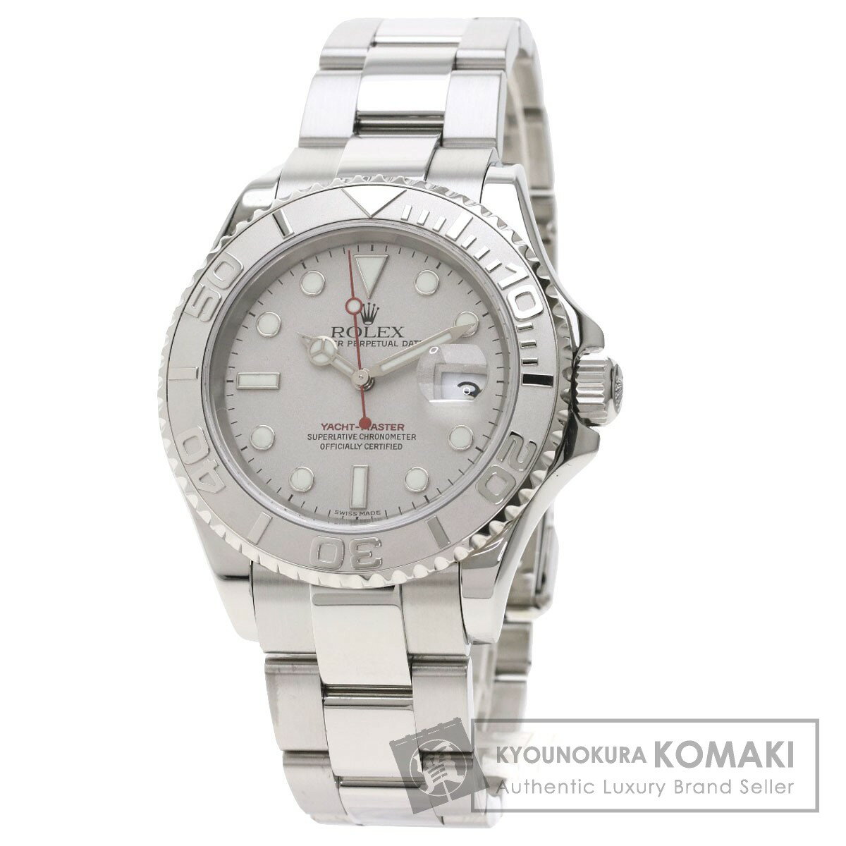 ロレックス 16622 ヨットマスター ロレジウム 腕時計 ステンレススチール/SS/PT メンズ 【中古】【ROLEX】