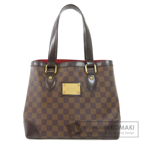 ルイヴィトン N51205 ハムステッド PM ダミエ エベヌ トートバッグ ダミエキャンバス レディース 【中古】【LOUIS VUITTON】