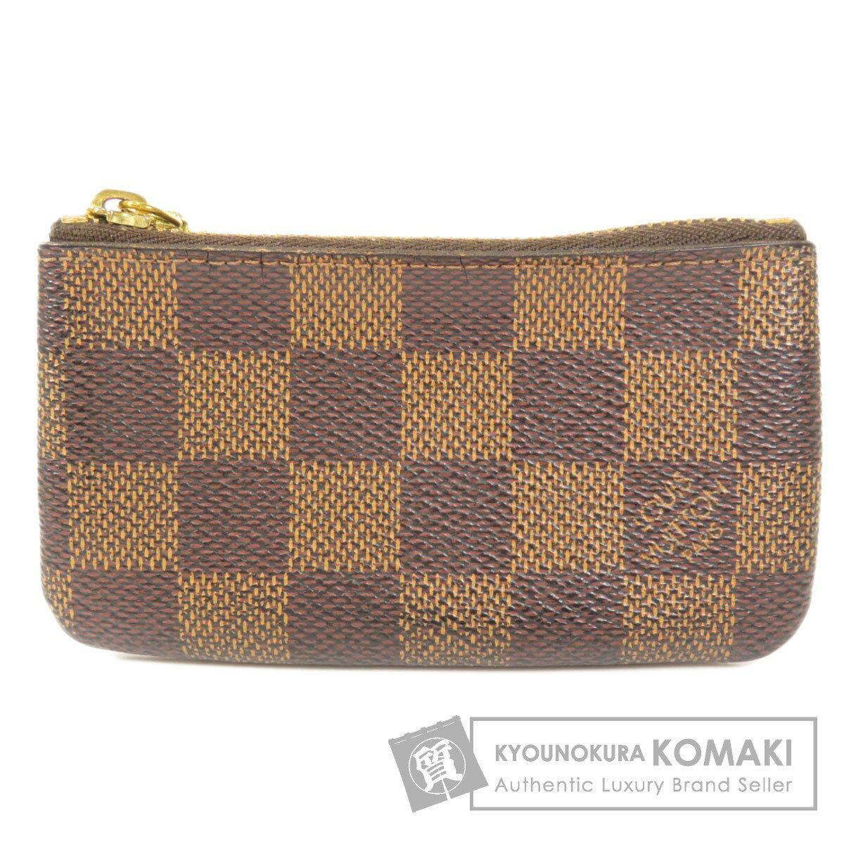 ルイヴィトン N62658 ポシェット クレ ダミエ エベヌ コインケース ダミエキャンバス ユニセックス 【中古】【LOUIS VUITTON】