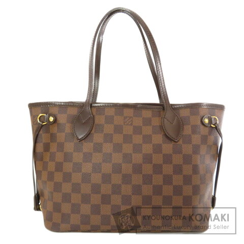 ルイヴィトン N51109 ネヴァーフルPM 旧 ダミエ エベヌ トートバッグ ダミエキャンバス レディース 【中古】【LOUIS VUITTON】