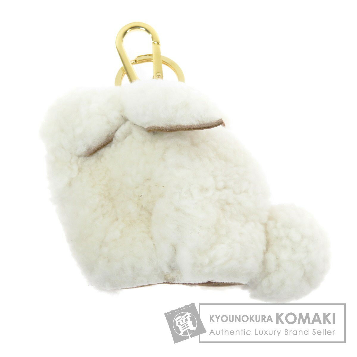 ロエベ ラビットモチーフ チャーム シアリング キーホルダー レザー レディース 【中古】【LOEWE】のサムネイル