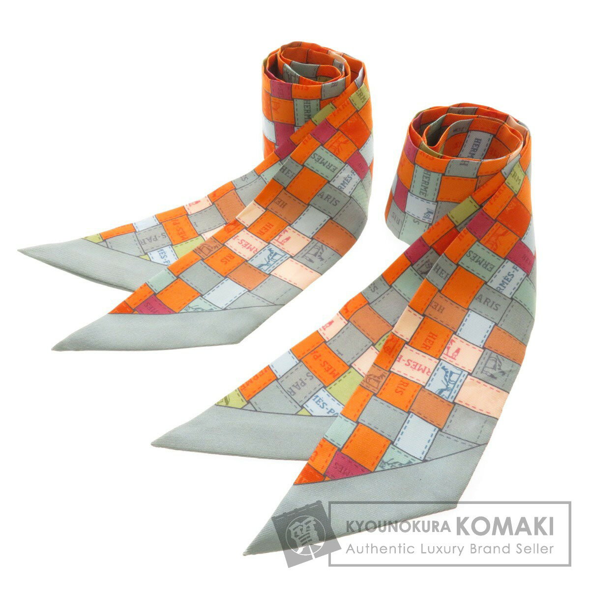 エルメス ツイリー 2本セット スカーフ シルク レディース 【中古】【HERMES】のサムネイル