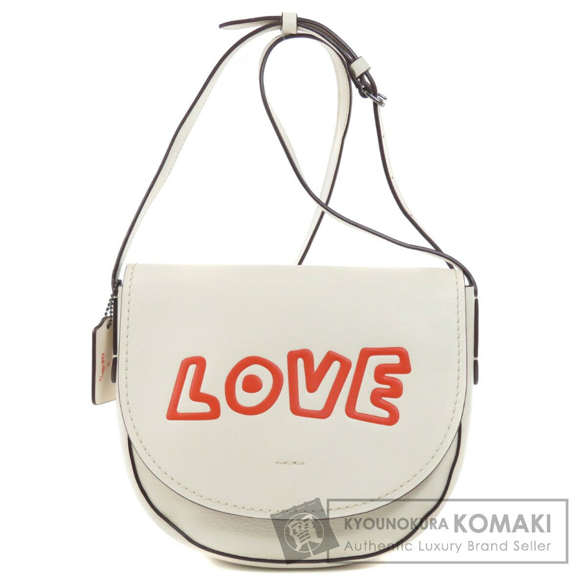 コーチ F11784 LOVE キース ヘリング ショルダーバッグ レザー レディース 【中古】【COACH】