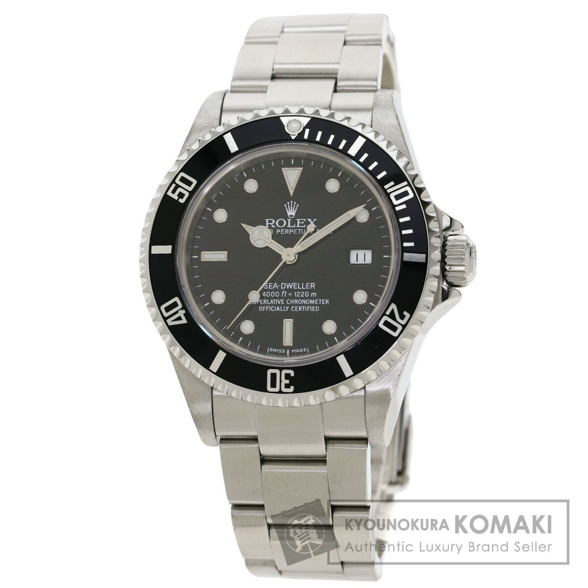 ロレックス 16600 シードゥエラー 腕時計 OH済 ステンレススチール/SS メンズ 【中古】【ROLEX】