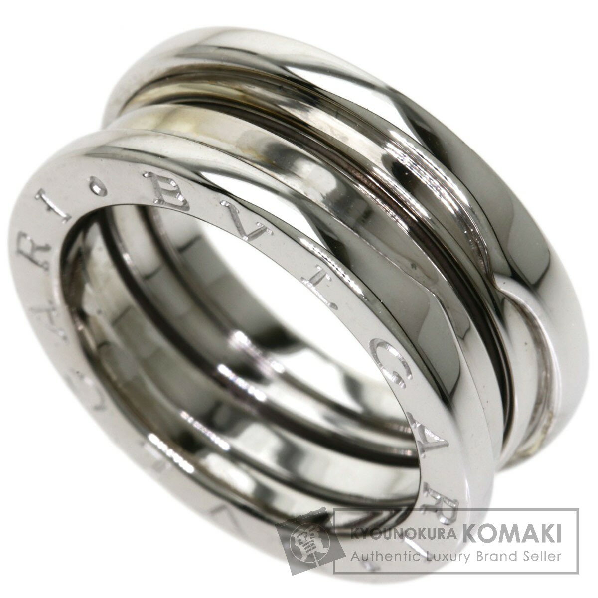 ブルガリ ビーゼロワン B-zero1 S #52 リング・指輪 K18ホワイトゴールド レディース 【中古】【BVLGARI】