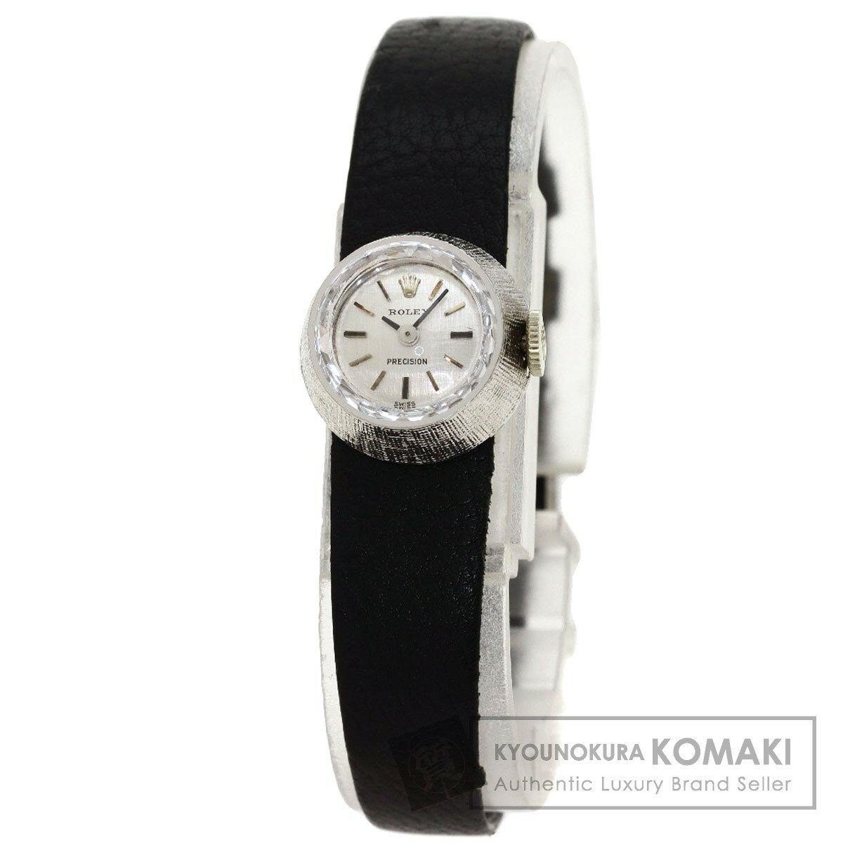 ロレックス 2032 カメレオン 1967年製 腕時計 K18ホワイトゴールド/革 レディース 【中古】【ROLEX】
