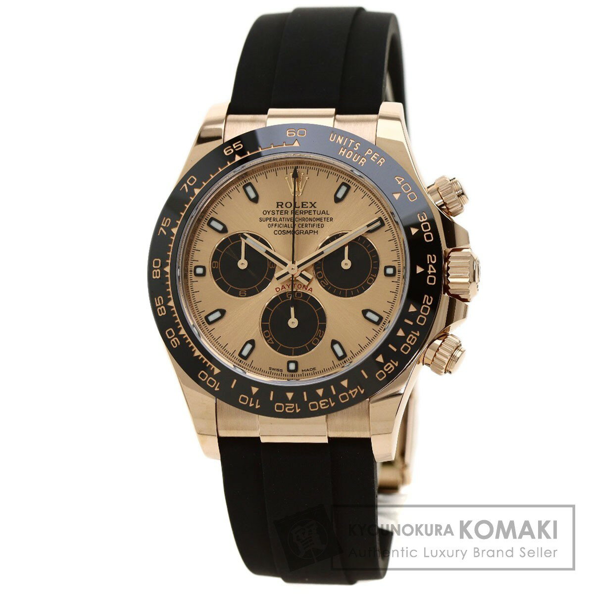 ロレックス 116515LN コスモグラフ デイトナ 腕時計 K18ピンクゴールド/ラバー メンズ 【中古】【ROLEX】